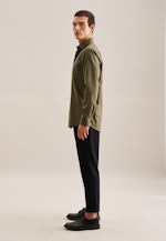 Regular Business shirt Uni in Green |  Seidensticker Onlineshop