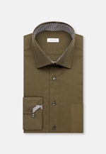 Regular Business shirt Uni in Green |  Seidensticker Onlineshop