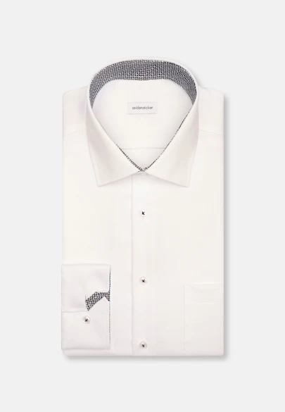 Regular Business Hemd Uni in Weiß |  Seidensticker Onlineshop