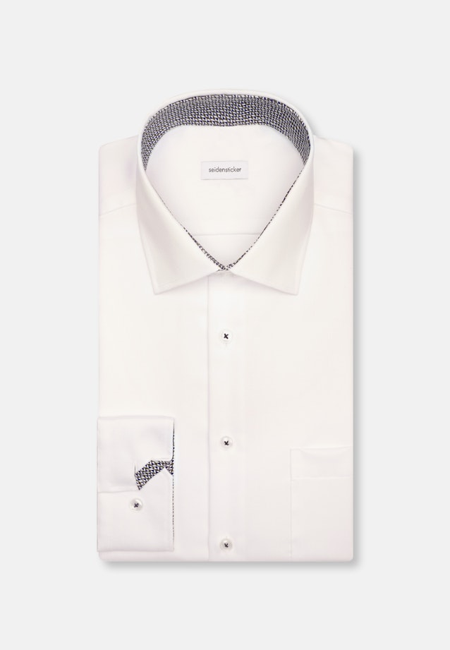 Regular Business Hemd Uni in Weiß |  Seidensticker Onlineshop
