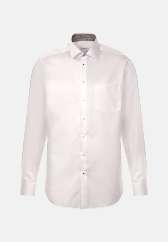 Regular Business Hemd Uni in Weiß |  Seidensticker Onlineshop