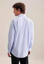 Chemise Business Regular Twill (sergé) Col Kent in Bleu Clair |  Seidensticker Onlineshop