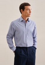 Regular Business shirt Small pattern in Light Blue |  Seidensticker Onlineshop