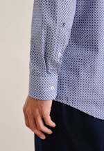 Regular Business shirt Small pattern in Light Blue |  Seidensticker Onlineshop