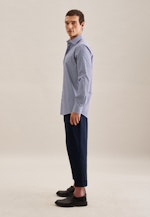 Regular Business shirt Small pattern in Light Blue |  Seidensticker Onlineshop