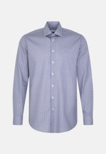 Chemise Business Regular Popeline Col Kent in Bleu Clair |  Seidensticker Onlineshop