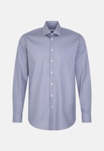 Regular Business shirt Small pattern in Light Blue |  Seidensticker Onlineshop