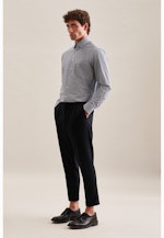 Regular Business shirt Small pattern in Medium Blue |  Seidensticker Onlineshop