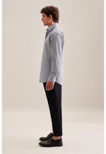 Regular Business shirt Small pattern in Medium Blue |  Seidensticker Onlineshop