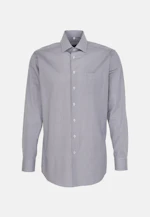 Regular Chemise d'affaires Petit motif in Bleu Moyen |  Seidensticker Onlineshop