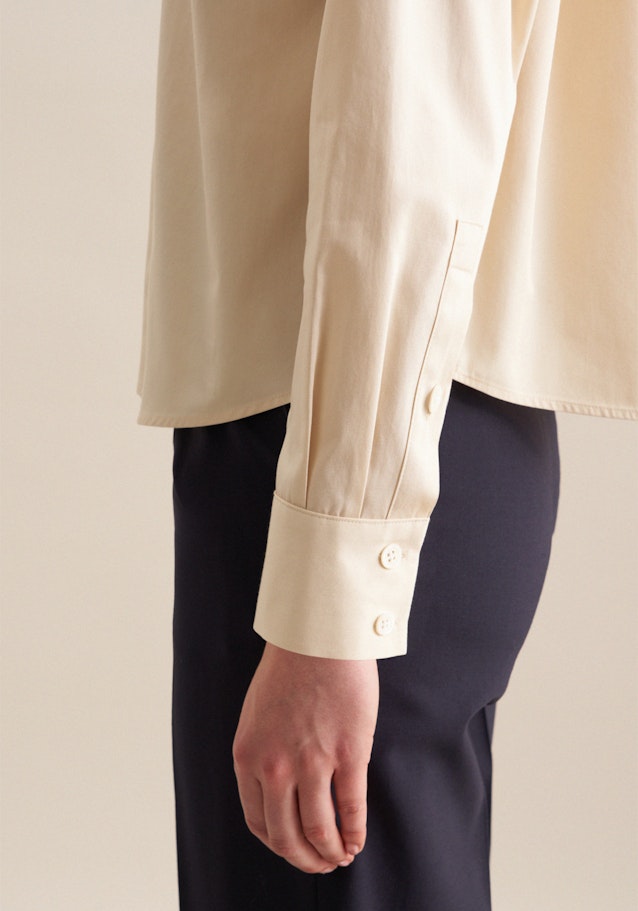 Hemdbluse Uni in Ecru | Seidensticker Onlineshop