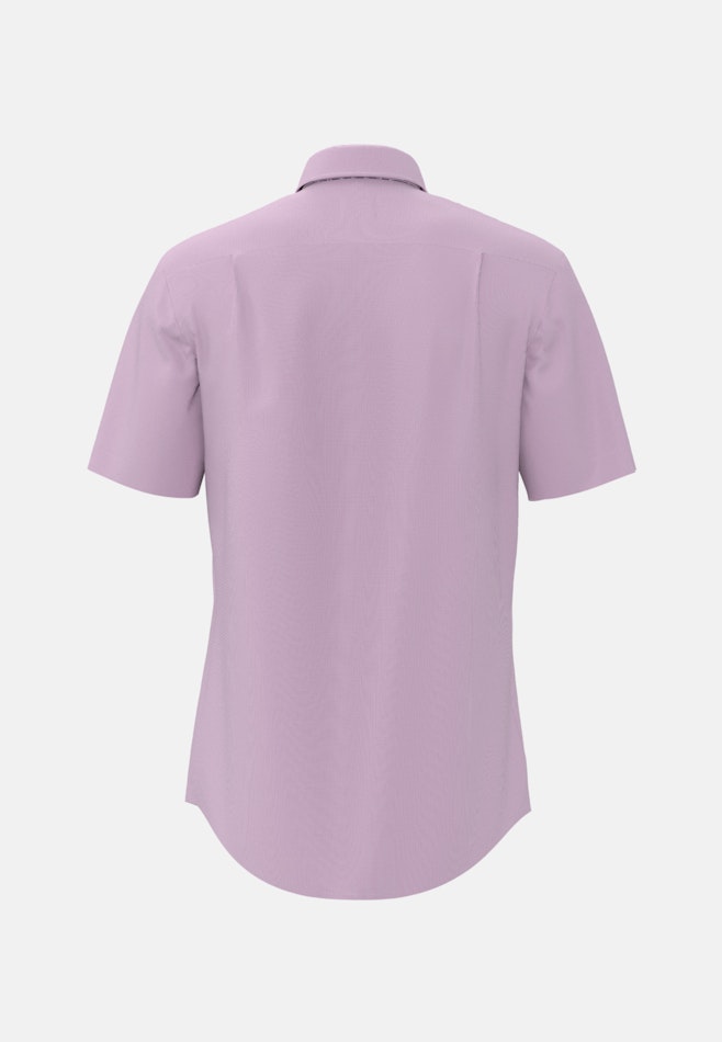 Non-iron Struktur korte arm Business overhemd in Regular with Kentkraag in Roze/Pink | Seidensticker Onlineshop