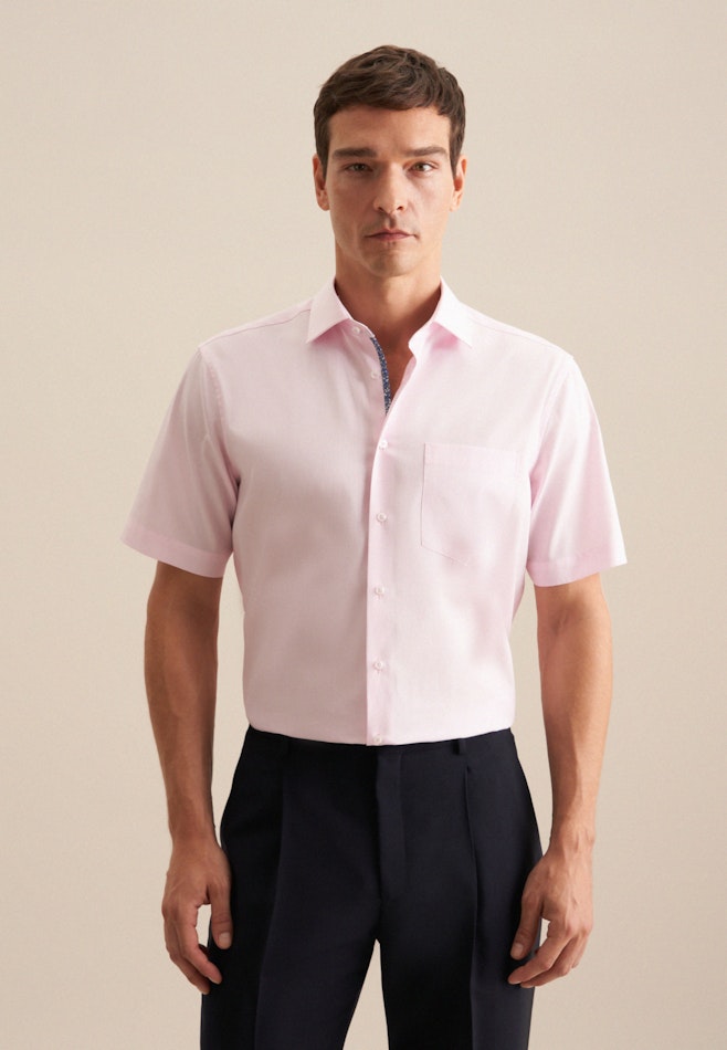 Regular Chemise d'affaires Uni dans Rose Fuchsia | Boutique en ligne Seidensticker