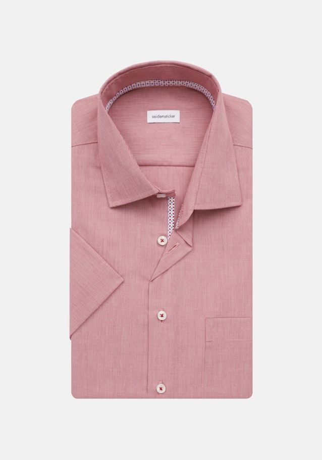 Non-iron Structure Short sleeve Business Shirt in Regular with Kent-Collar in Red |  Seidensticker Onlineshop