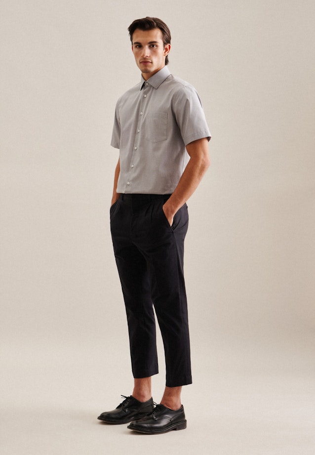 Regular Business shirt Uni in Grey |  Seidensticker Onlineshop