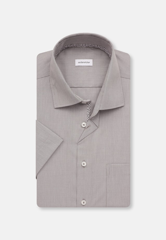 Regular Business shirt Uni in Grey |  Seidensticker Onlineshop