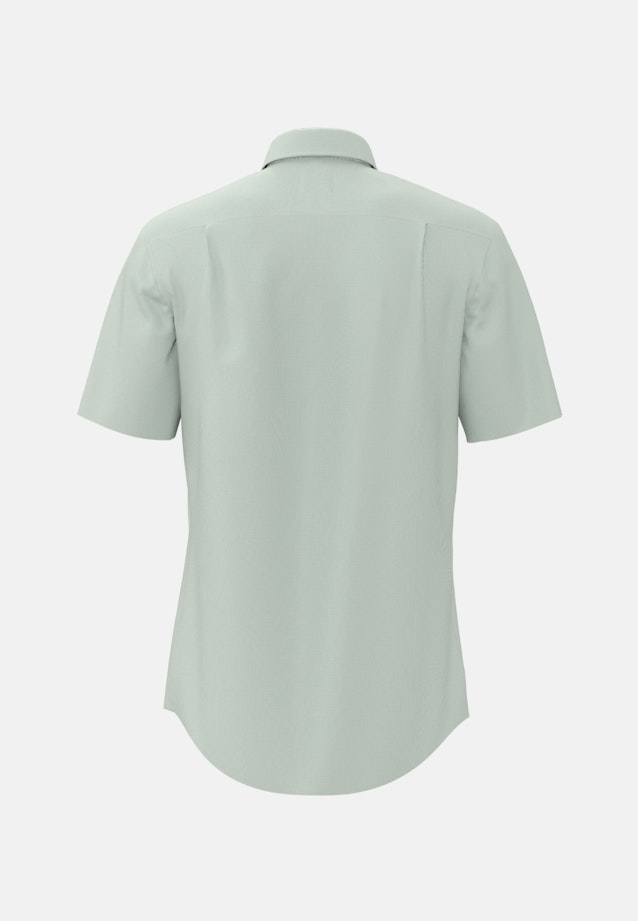 Non-iron Structure Short sleeve Business Shirt in Regular with Kent-Collar in Green |  Seidensticker Onlineshop