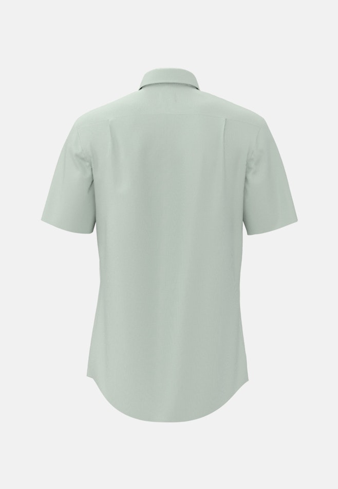 Non-iron Structure Short sleeve Business Shirt in Regular with Kent-Collar in Green | Seidensticker online shop