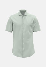 Non-iron Structure Short sleeve Business Shirt in Regular with Kent-Collar in Green |  Seidensticker Onlineshop