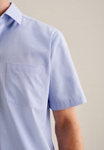 Chemise Business Regular Manche courte sans repassage in Bleu Clair |  Seidensticker Onlineshop