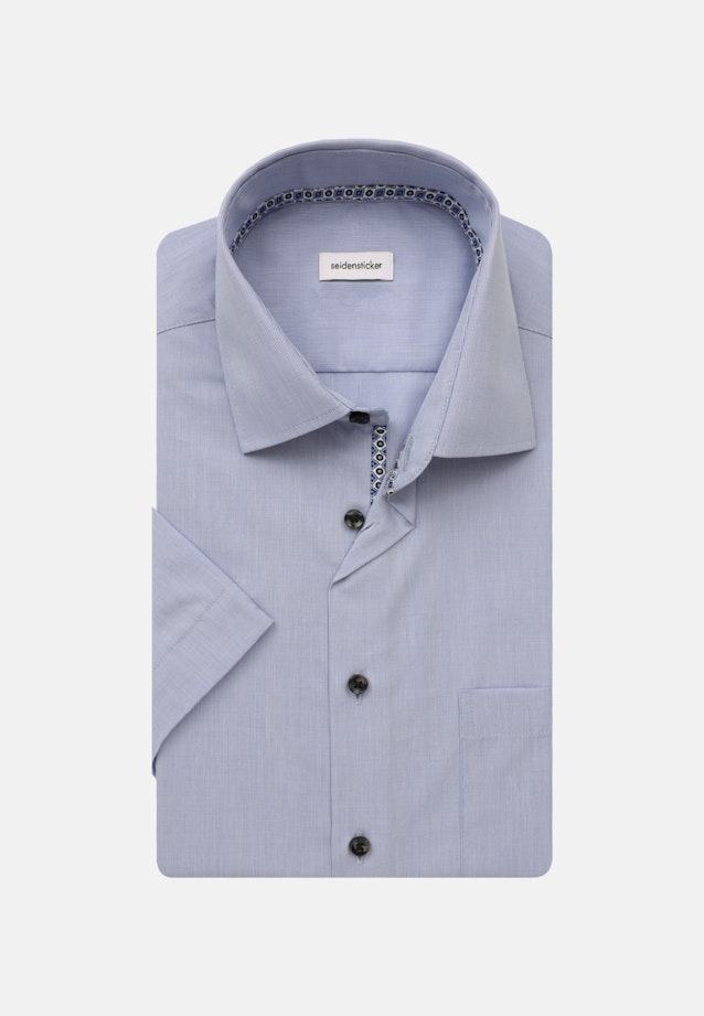 Chemise Business Regular Manche courte sans repassage in Bleu Clair |  Seidensticker Onlineshop