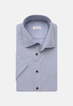 Chemise Business Regular Manche courte sans repassage in Bleu Clair |  Seidensticker Onlineshop