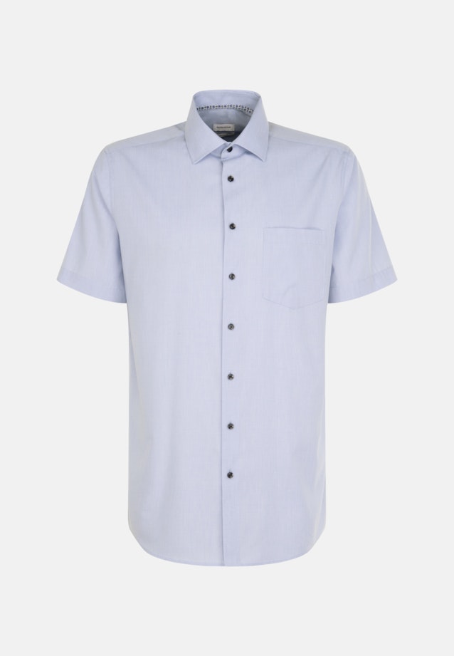 Chemise Business Regular Manche courte sans repassage in Bleu Clair |  Seidensticker Onlineshop