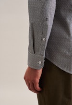 Slim Business Hemd Druck in Grün |  Seidensticker Onlineshop