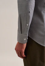 Slim Business Hemd Druck in Grün |  Seidensticker Onlineshop