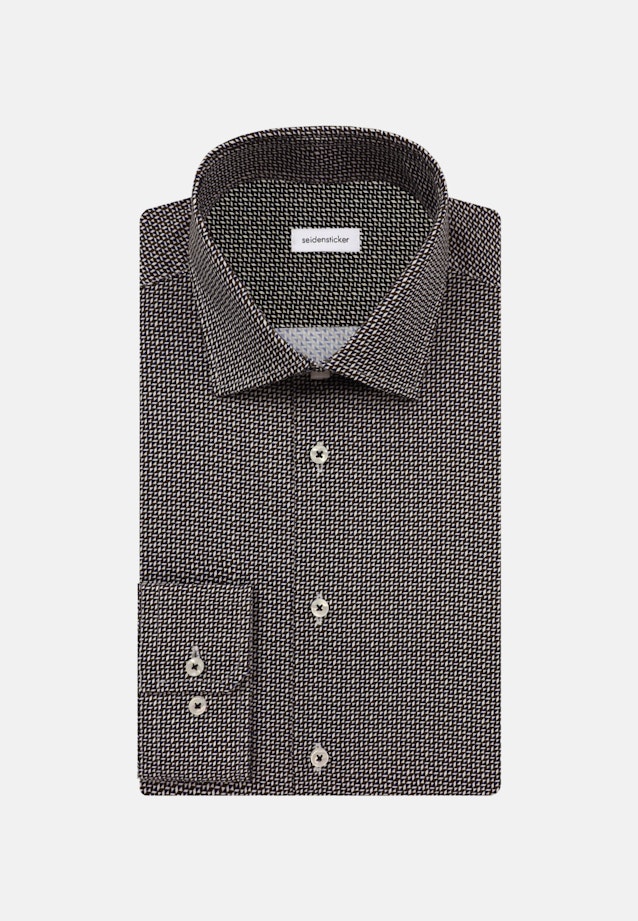 Chemise Business Slim Twill (sergé) Col Kent in Vert |  Seidensticker Onlineshop