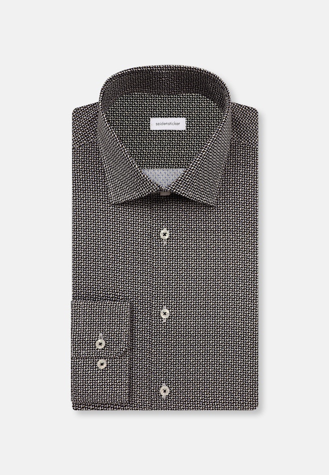 Slim Business shirt Print in Green | Seidensticker online shop