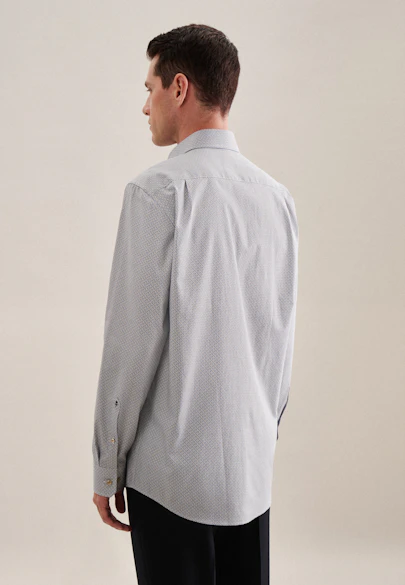 Comfort Business shirt Print in Brown |  Seidensticker Onlineshop