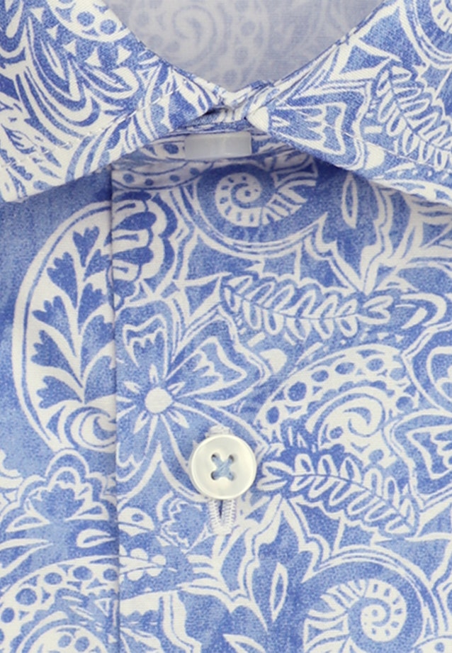 Comfort Business Hemd Paisley in Hellblau |  Seidensticker Onlineshop