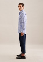 Comfort Business Hemd Paisley in Hellblau |  Seidensticker Onlineshop