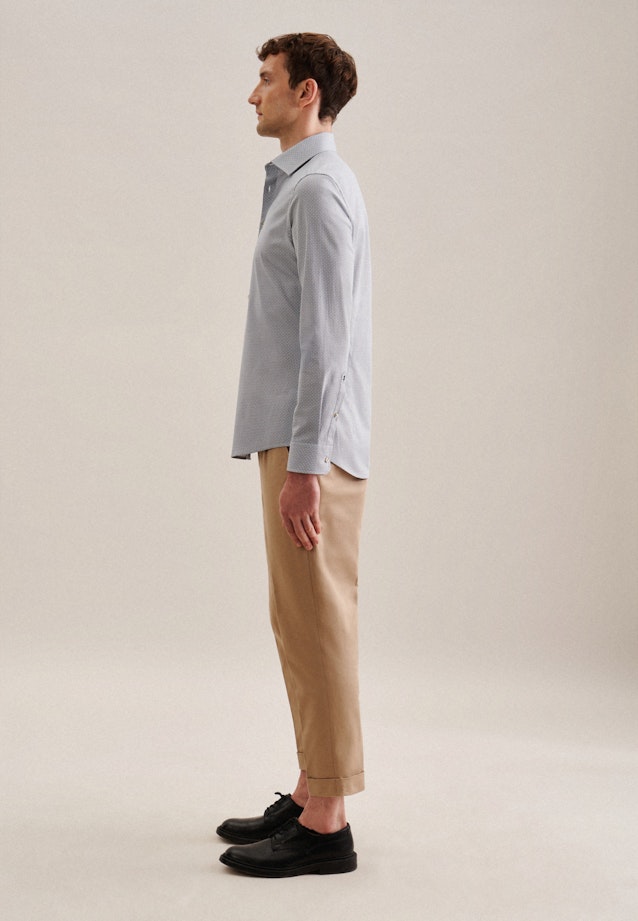 X-Slim Business Hemd Druck in Braun |  Seidensticker Onlineshop