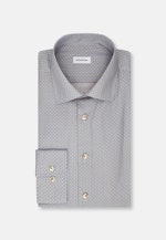 X-Slim Business Hemd Druck in Braun |  Seidensticker Onlineshop