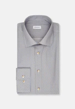 X-Slim Business Hemd Druck in Braun |  Seidensticker Onlineshop