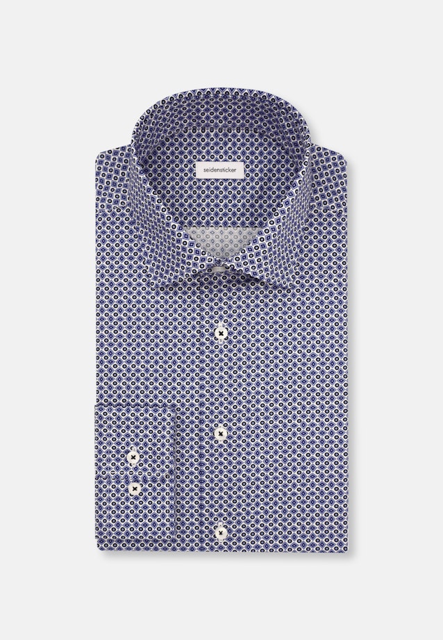 X-Slim Business shirt Print in Light Blue |  Seidensticker Onlineshop