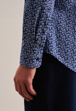 X-Slim Business Hemd Paisley in Mittelblau |  Seidensticker Onlineshop