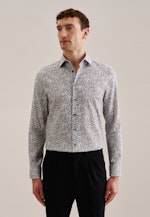 Business Shirt in X-Slim with Kent-Collar in Grey |  Seidensticker Onlineshop