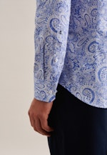 X-Slim Business Hemd Paisley in Hellblau |  Seidensticker Onlineshop