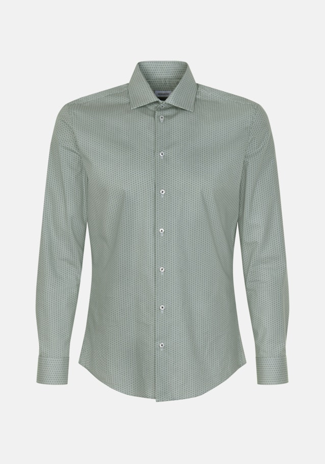 Business Shirt in X-Slim with Kent-Collar in Green |  Seidensticker Onlineshop