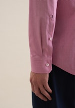 Non-iron Struktur Business overhemd in Slim with Kentkraag in Roze/Pink |  Seidensticker Onlineshop