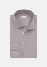 Non-iron Structure Business Shirt in Slim with Kent-Collar in Grey |  Seidensticker Onlineshop