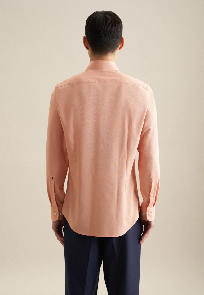 Slim Chemise d'affaires Uni dans Orange | Boutique en ligne Seidensticker