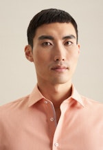 Non-iron Structure Business Shirt in Slim with Kent-Collar in Orange |  Seidensticker Onlineshop