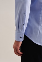 Non-iron Structure Business Shirt in Slim with Kent-Collar in Light Blue |  Seidensticker Onlineshop