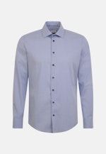 Non-iron Structure Business Shirt in Slim with Kent-Collar in Light Blue |  Seidensticker Onlineshop