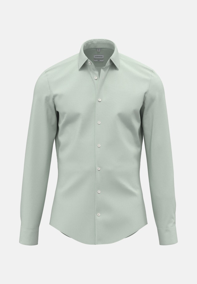 Slim Chemise d'affaires Uni in Vert |  Seidensticker Onlineshop