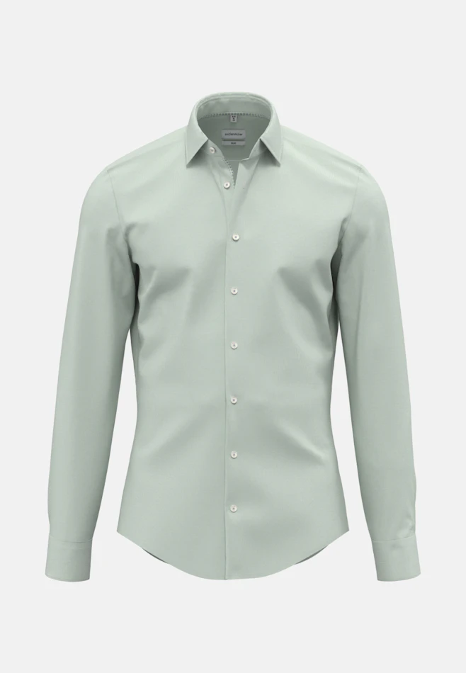 Slim Chemise d'affaires Uni dans Vert | Boutique en ligne Seidensticker
